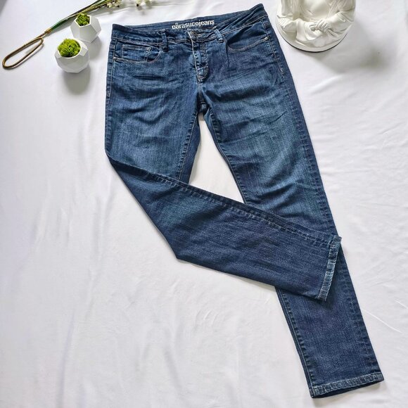 Vintage Parasuco Mid-Rise Slim-Fit Jeans Sz 32 - Picture 2 of 8